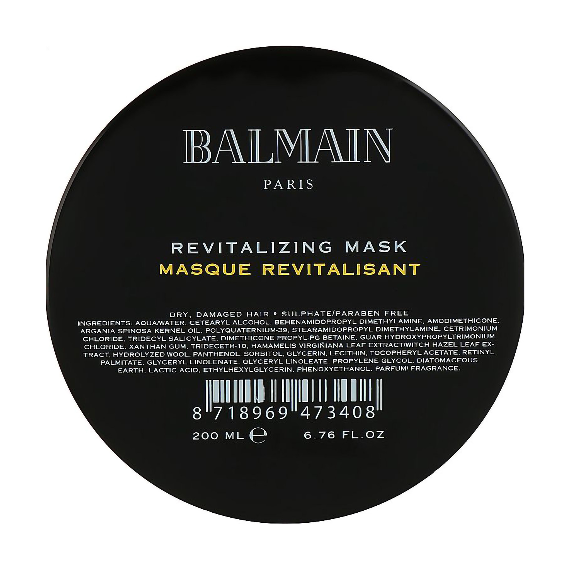 Відновлювальна маска Balmain Paris Hair Couture Revitalizing Mask для сухого та пошкодженого волосся, 200 мл